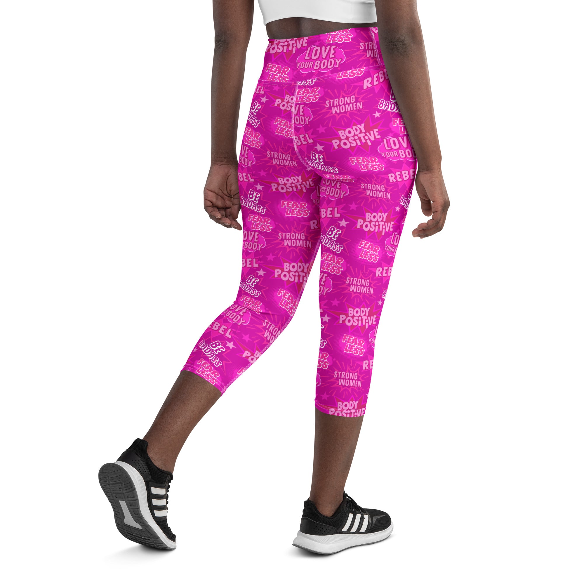 Hot Pink Empower Yoga Capris